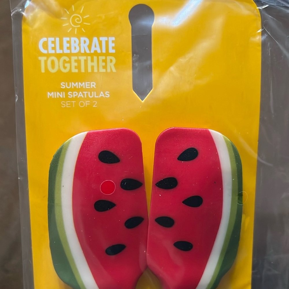 2 NWT Celebrate Together Summer Mini Watermelon Spatulas